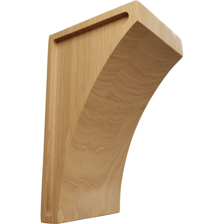 Ekena Millwork 3"W x 3 1/2"D x 6"H Small Lawson Wood Corbel, Cherry CORW03X03X06LWCH